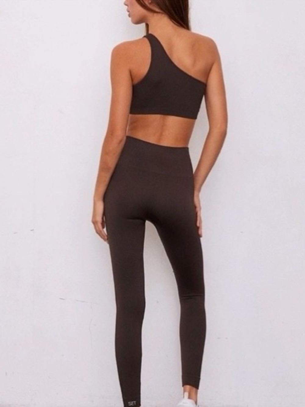 Set Active Brown High-Waist Leggings